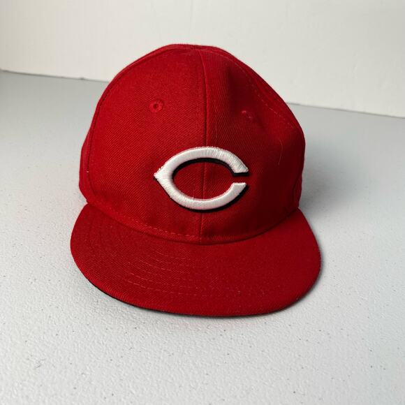 MLB Cincinnati Reds New Era Infant Size 6 48.3 cm Baseball Cap Hat Logo Baby - Picture 1 of 12